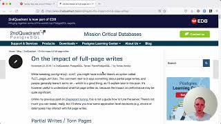 5mins of Postgres E10: max_wal_size, Postgres full page writes and UUID vs BIGINT primary keys