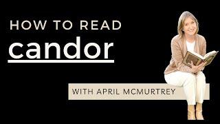 How to Read the Word "CANDOR"