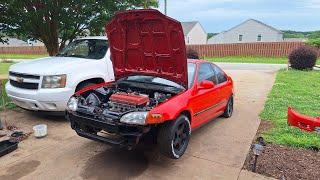 $500 Civic Project. B Series Swap