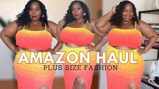 Amazon Plus Size Summer Fashion Haul / Matching Sets & Sandals Try On