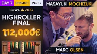 Backgammon World Championship 2024 - €7500 High Roller - FINAL