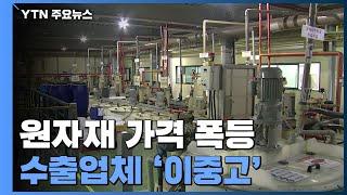 치솟는 환율에 원자재 가격 폭등...수출업체 '이중고' / YTN