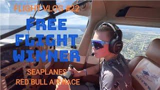 RED BULL AIR RACE FOR SEAPLANES - Free Flight Winner Give-A-Way (FLIGHT VLOG #22)