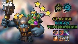 TRANSITION ON LATE GAME BECOME GLACIER BUILD CARRY VENOMANCER !!! PART 02  - Auto Chess Mobile