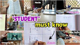 EVERY STUDENT MUST KNOW: Study Table, School Bag, To-Do List