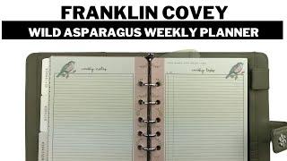 Franklin Covey Wild Asparagus Weekly Ring-Bound Planner