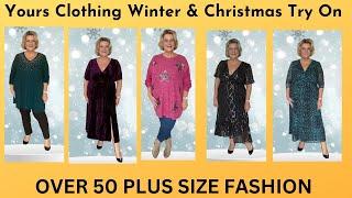 Yours Clothing Winter & Christmas Try On - Over 50 Plus Size Fashion