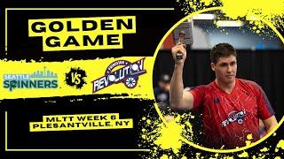 MATCH HIGHLIGHTS:GOLDEN MATCH|Seattle Spinners vs Princeton Revolution|MLTT Week6(Pleasantville, NY)