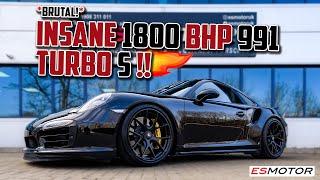 BRUTAL 1800 BHP PORSCHE 991 TURBO S GOES HUGE POWER!! #porsche #esmotoruk