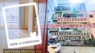 #MEDAVAKKAM 200m frm #MainRoad #2Bedroom "1000sft" #FlatForSale #EASTfacing UDS 430sft @ ₹49.9L Only