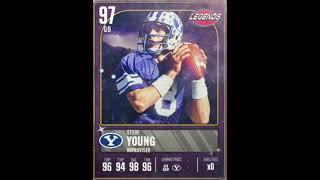 QB Steve Young Legends!! BYU #cut25 #easportscollegefootball #capcut