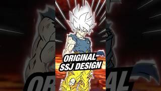 Original Super Saiyan Goku Design was VERY Different in Dragon Ball   #dragonball #dragonballz #goku