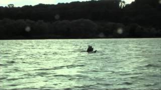 kite waterskiing attempt with a 3m2 trainer kite