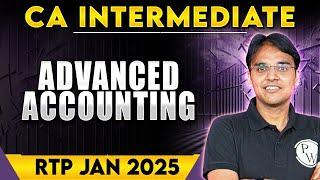 CA Inter Advanced Accounting RTP Jan 2025 | CA Inter Revision Test Paper 