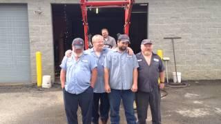 Bridgeport WWTP employees Ice Bucket Challenge 2014 for ALS.