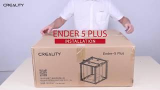 Creality Ender-5 Plus Unboxing Build and Set Up!