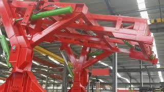 Container tilter Loader Installation and Test Running Video. #containers #container #containerstore