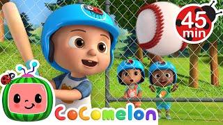 Take Me Out to the Ball Game Song!  | CoComelon Nursery Rhymes & Kids Songs