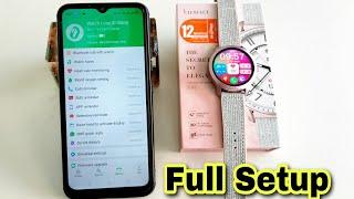 How To Connect Kieslect Lora Smartwatch || Full Setup || with Android Phone || Tech With Babor ||