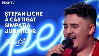 Chiar dacă a fost copleșit de emoții, Ștefan Liche a câștigat simpatia juraților | SUPERSTAR 2021