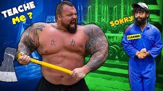 BODYBUILDER VS CLEANER  | Anatoly GYM PRANK #16