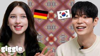 Koreans meet Beautiful German Girl For the First Time..!! : Compilation