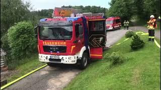 Dachstuhlbrand in Willingen