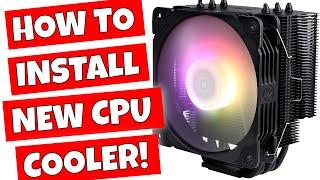 How To Install Aftermarket AMD AM4 CPU Cooler Upgrade Featuring Vetroo V5