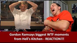 American Reacts to GORDON RAMSAY The Biggest WTF Moments | Hell's Kitchen REACTION