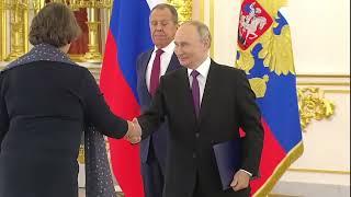 URGENT Putin receives European ambassadors after Donald Trump's victory ‼️