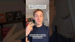 How to get QUALITY leads with your ads & funnels only #funneloptimization #salesfunnel #paidads