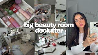 aesthetic makeup collection organization vlog :)