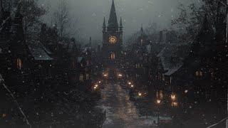 𝔐𝔦𝔡𝔫𝔦𝔤𝔥𝔱 𝔚𝔥𝔦𝔰𝔭𝔢𝔯𝔰 ~ Snowstorm Echoes in a Forgotten Village Beneath the Clocktower