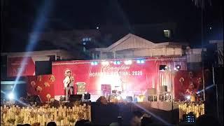 KL pamei performing live at Poanglüm Mini  Hornbill festival 2025 Tuensang Nagaland .