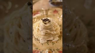 The AUTHENTIC Cacio & Pepe #italianfood #food #italiancuisine #recipe #thepastaqueen