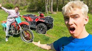 I CHALLENGED MY BROTHER!! (DIRTBIKE RACE)