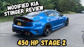 UNDERRATED! Stage 2 (450 HP) Kia Stinger GT2 Review + Collab