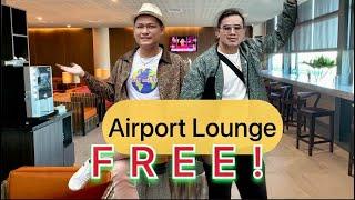 PAGSS Airport Lounge for FREE!