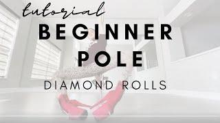 Diamond Rolls | Beginner Pole Dance Heels Tutorial | PoleCulture