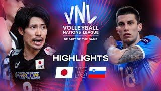  JPN vs.  SLO - Highlights - Week 2 - Men's VNL 2024