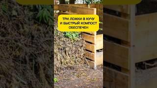 КОМПОСТ БЫСТРО. ДОБАВЬ ВСЕГО 3 ЛОЖКИ ЭТОГО СРЕДСТВА... #дача #компост #огороднаподоконнике