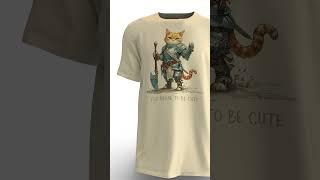 FANTUCCI Unisex Cat Collection | Too Brave T-shirt