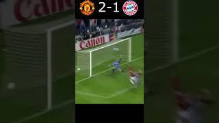 FINAL 1999 UEFA Champions League MANCHESTER UNITED-BAYERN MUNICH  #shorts