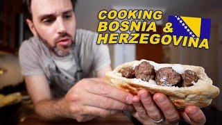 COOKING BOSNIA & HERZEGOVINA: Ćevapi & Somun 