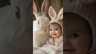 Adorable Baby & Animals Fashion Show  #baby #cute #fashion #aifashion #shortvideo #shorts #funny