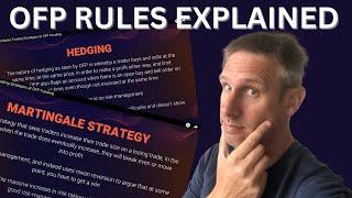 OVERVIEW FUNDING RULE BREAKDOWN - How to work around Hedging and Martingale