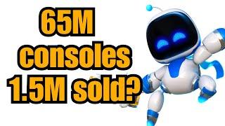 Astrobot's Sales Numbers Are "Nasty" Compared To 65 Million PlayStation 5 Consoles