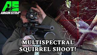 Airgun Extra | Squirrel shooting with DNT Thermnight | FX King airgun review