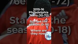 2015-16 Philadelphia 76ers (10-72) - Where's Are They Now? #nba #sixers #shorts