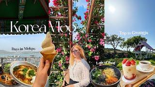 KOREA VLOG • fun days in Mokpo and visiting Gwangju • lots of food, cafes, Hope World, Rose Garden 